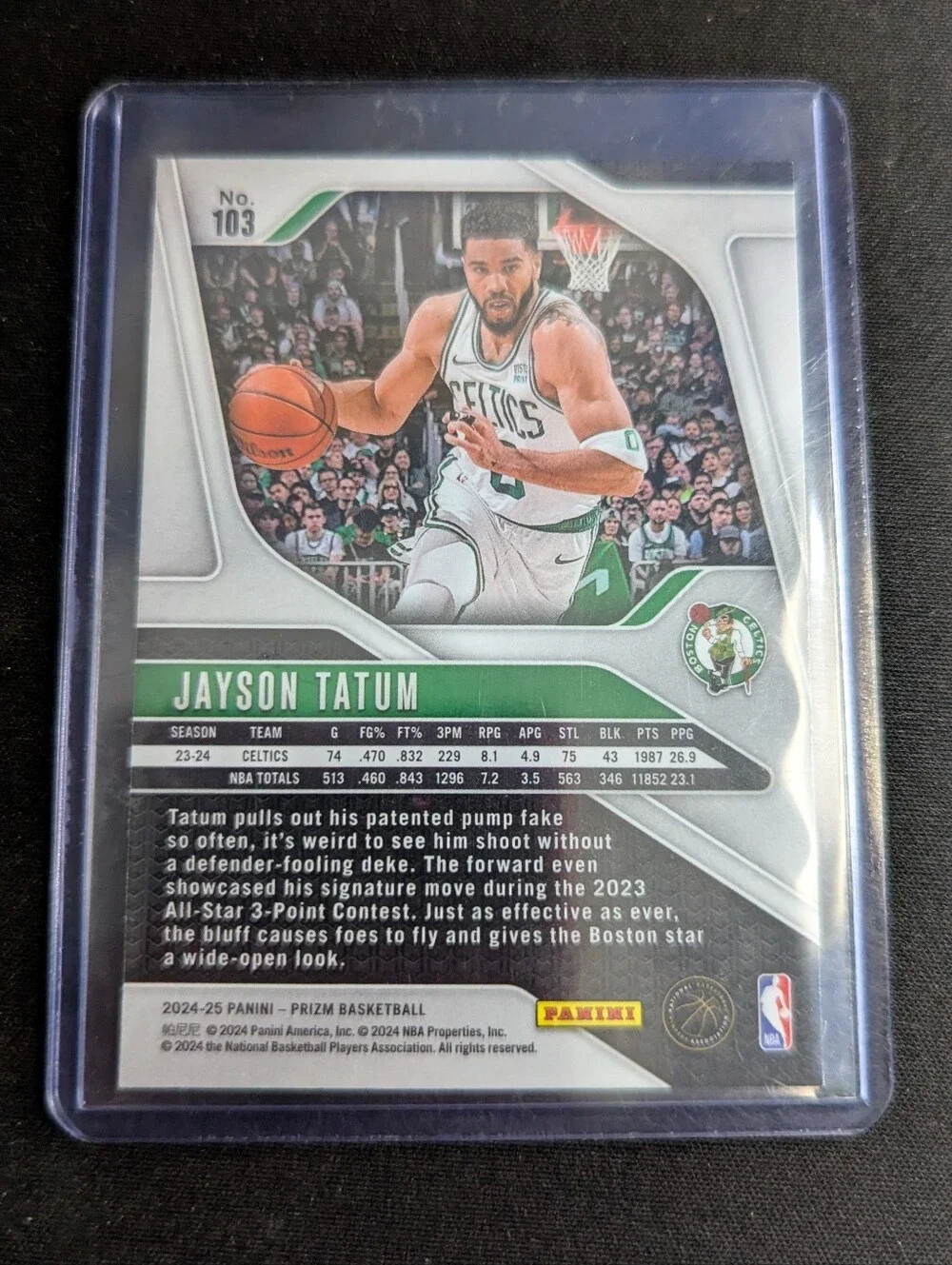 2024-25 Panini Prizm Jayson Tatum #103